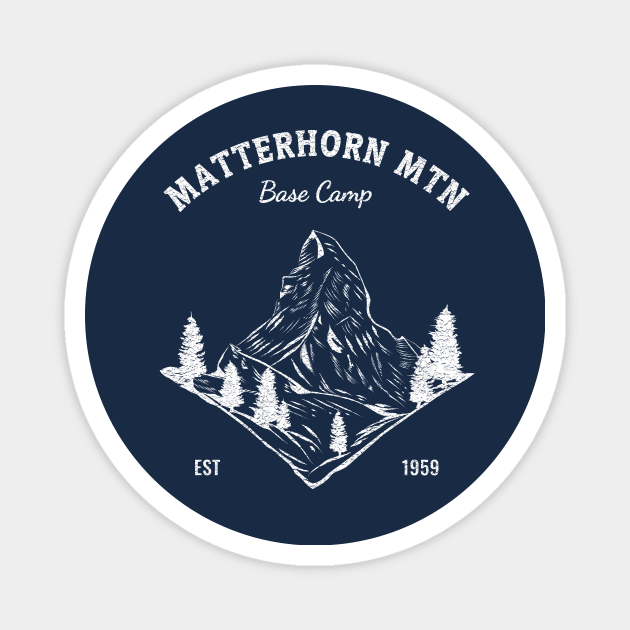 Matterhorn Mtn Base Camp - Pocket Placement Magnet by Heyday Threads